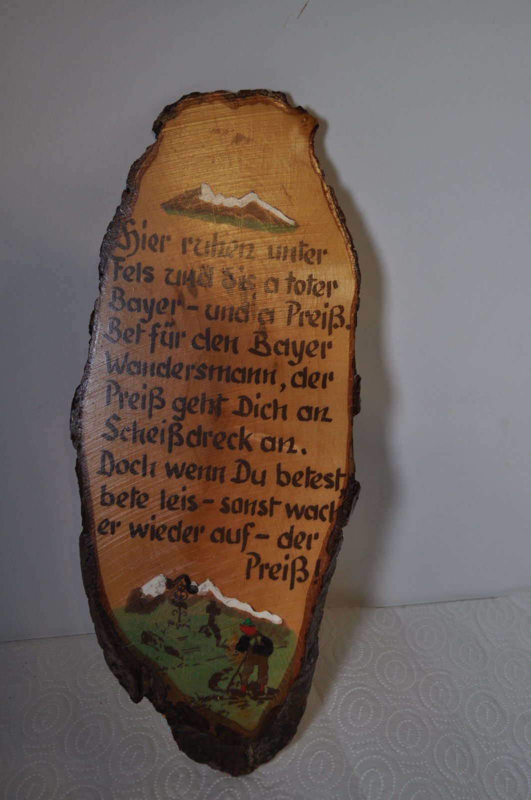 Holz Spruchbild - Spruchbrett - Holzschild Nr.3 | eBay