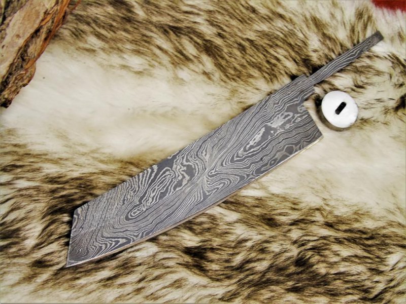 Damascos cuchilla Damascus Blank veta de nuevos cuchillo de cocina 4246#5