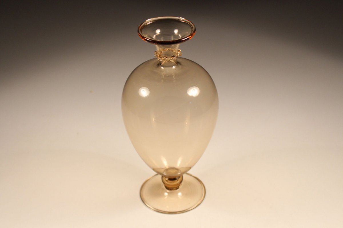 Vittorio Zecchin Venini Murano Vase Glas Venedig Signiert ca. 1925 eBay
