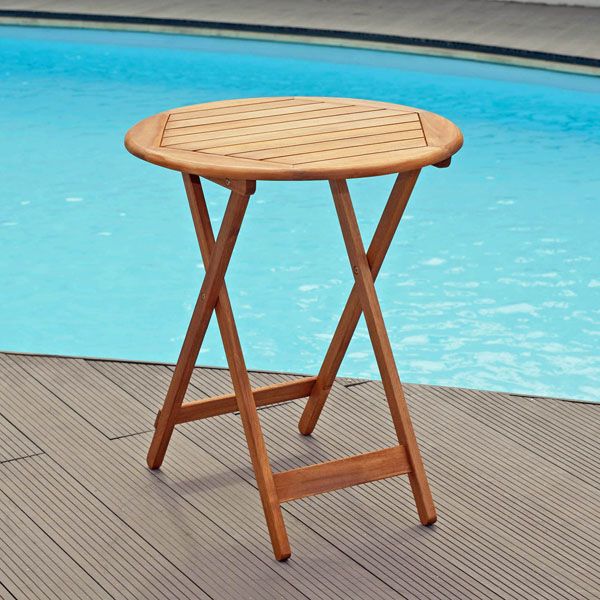 Klapptisch Bali 60 cm rund Balkontisch Gartentisch Tisch ...
