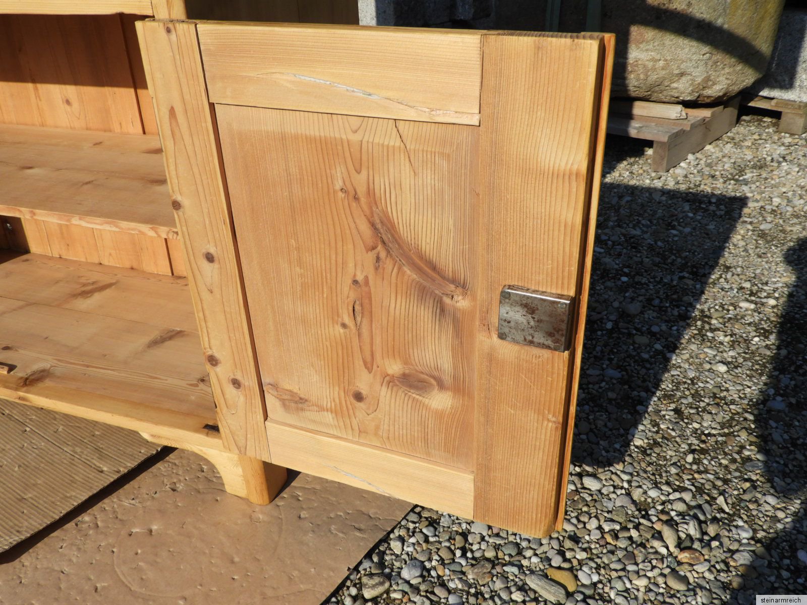 c.1915 JUGENDSTIL KÜCHENSCHRANK KREDENZ Buffet Küchenbuffet Weichholz