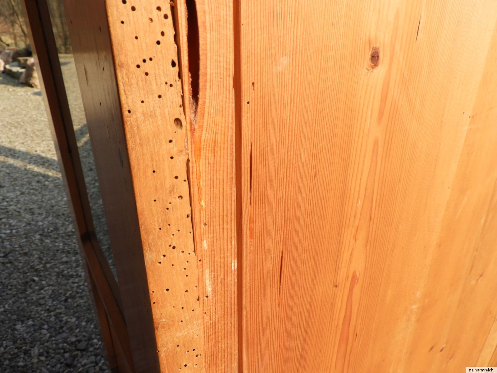 c1900 GRÜNDERZEIT VITRINE Kirsche Glasvitrine Glasschrank altdeutsch