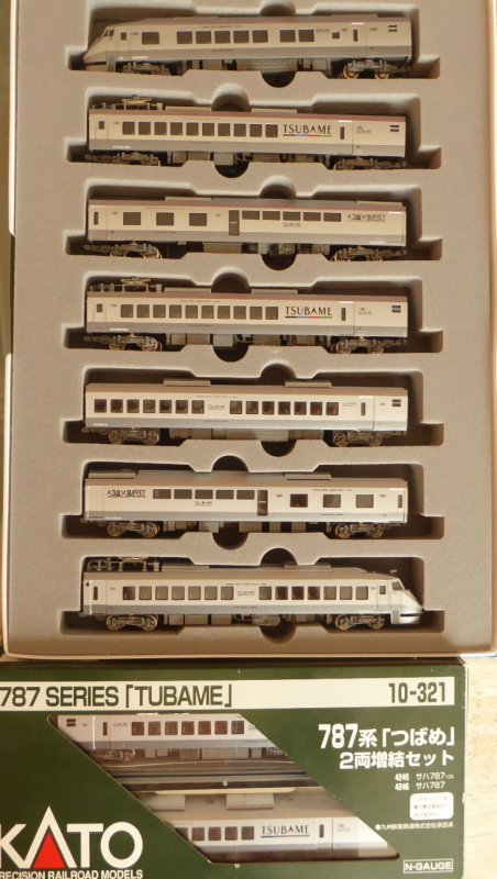 KATO 787系つばめ 10-320 基本セット 10-321 増結2両セット KATO 787系