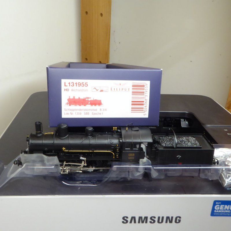EP SBB Liliput l 131950 h0 schlepptenderlok b3//4 1310 I
