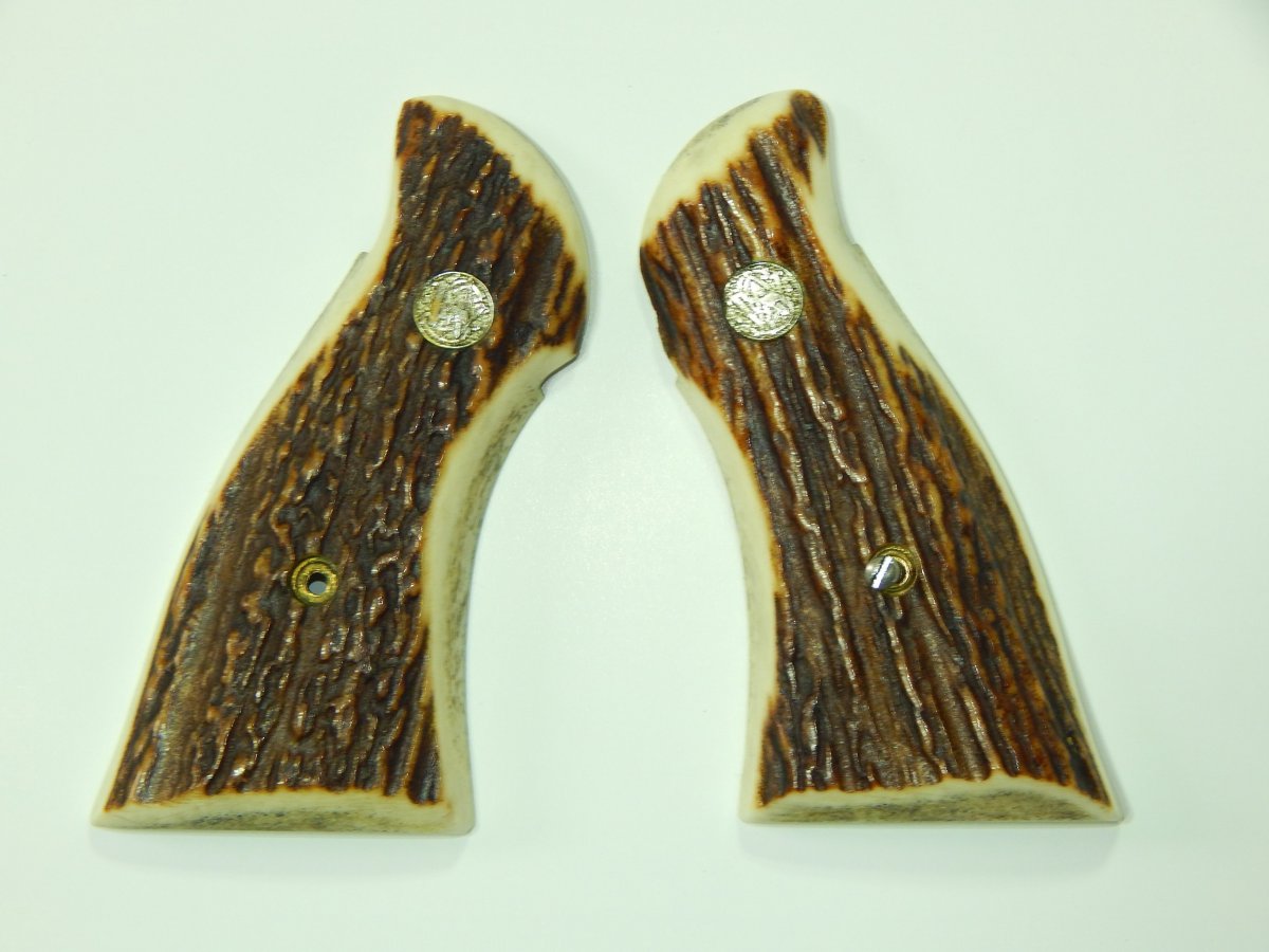 Hirschhorn Griffschalen, für Revolver Smith & Wesson N-Frame Square ...