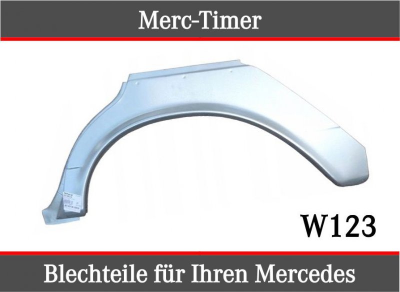 MERCEDES W123 1975-85 Reparaturblech Kofferboden Set Hinten Heckblech