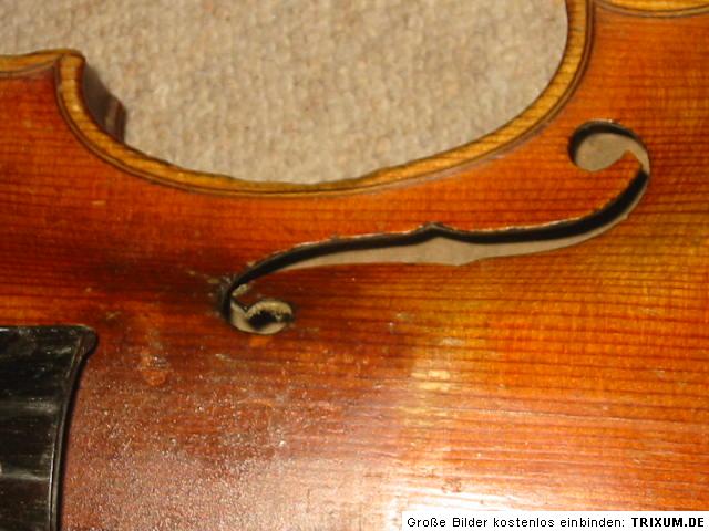 old violin very high arched, Mathias Thier Vienna  