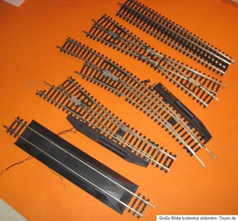 Weichen elektrisch nicht getestet, mechanisch funktionieren sie