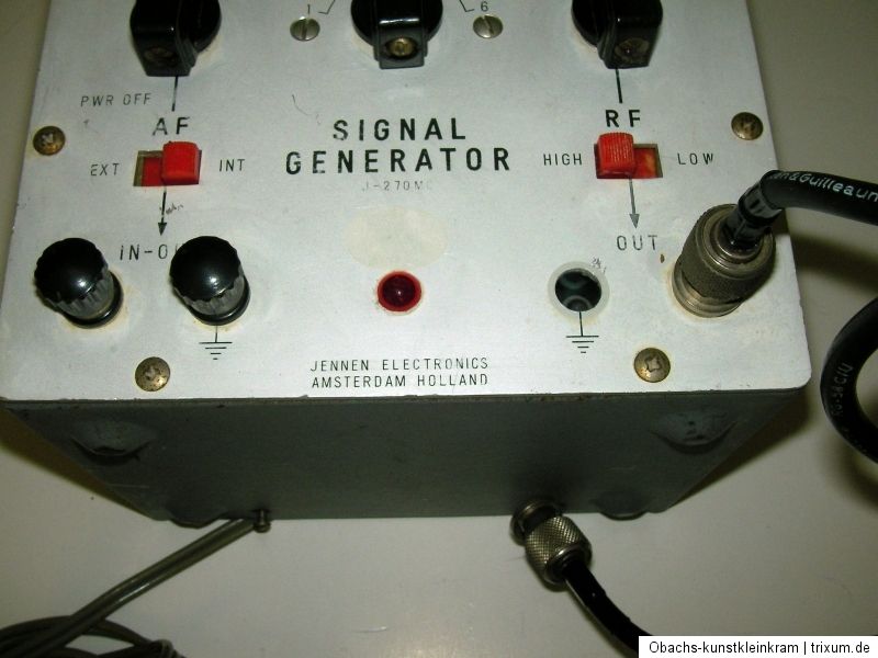 Jennen Signalgenerator Funktechnik Sammlerstück Liebhaber Retro Antik