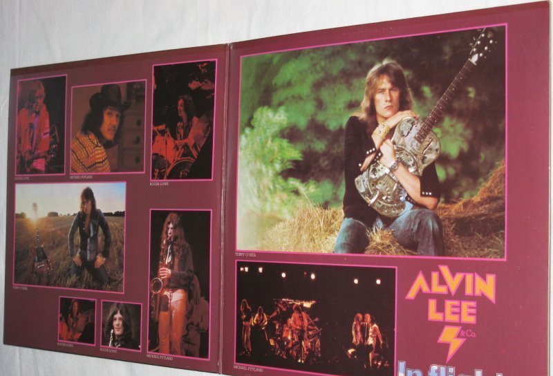 ALVIN LEE & CO. in flight Ten Years After 2 LP Chrysalis Rec. 1974