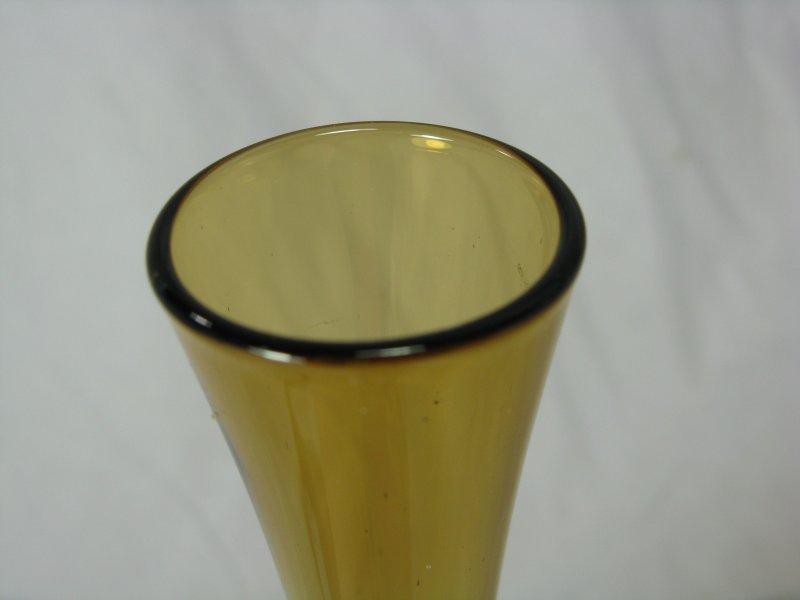 Grand Vase Bouteille En Verre Suédois - Eneryda Glasbruk - Années 1960 - 40 Cm
