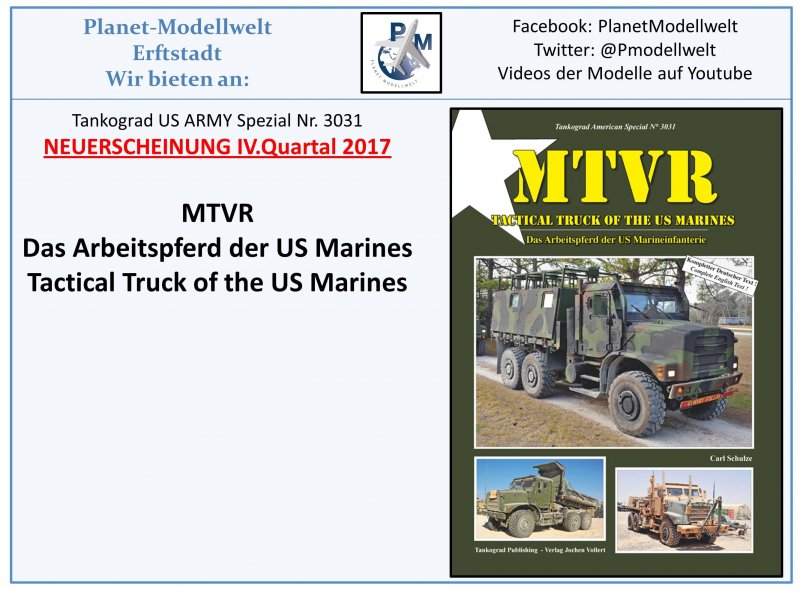 NEU & Tankograd 3031 MTVR Das Arbeitspferd der US Marines 