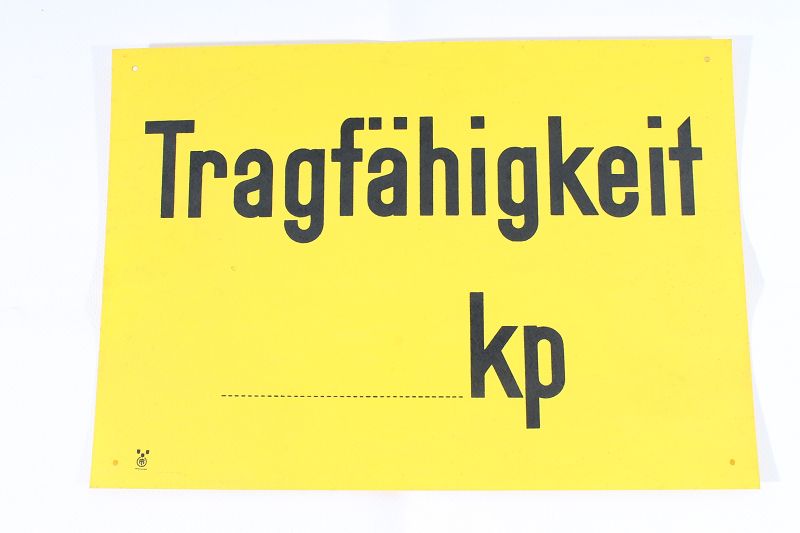 Notice Sign Plastic Shield Carrying Capacity Kp 11 16in X 8 5 16in Yellow Ebay