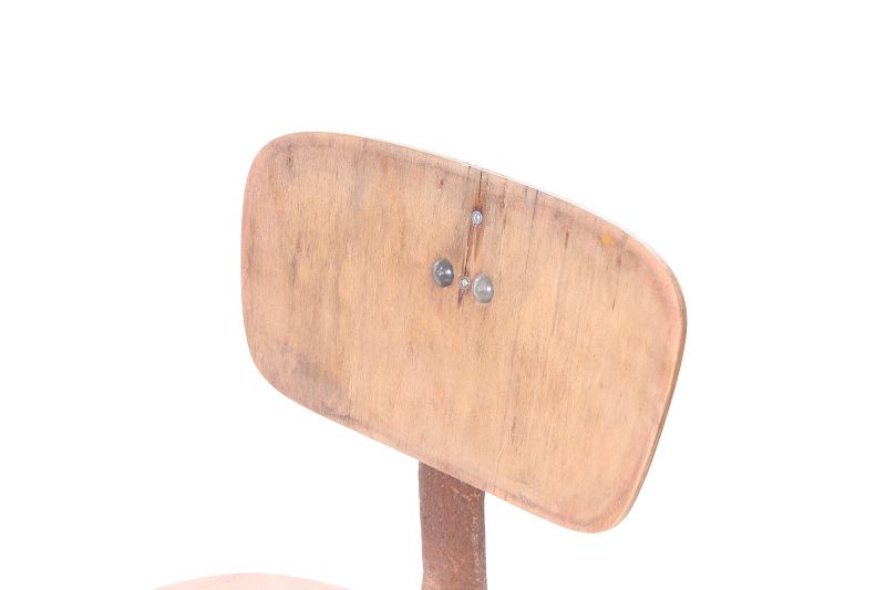 alter Holz Bürostuhl Drehstuhl Loft Architektenstuhl Werkstatt Sitz old