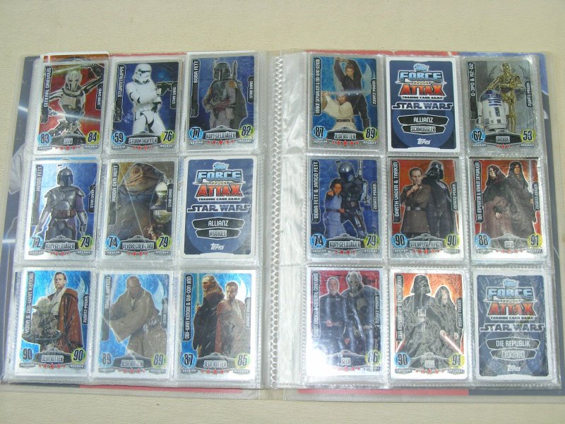 topps force attax star wars 2010