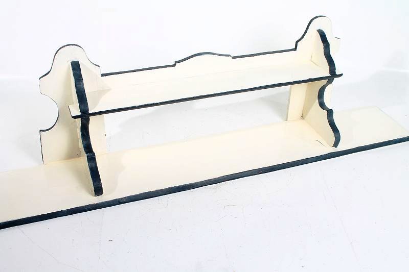 Schönes altes Küchenregal Regal Küche antik Holz Wandregal weiß | eBay