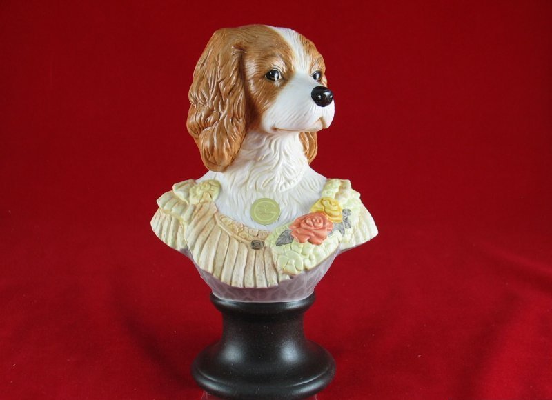Goebel Aristo Dogs Porzellan Flaschenverschluß Edwin Spaniel deBrittany Poncelet