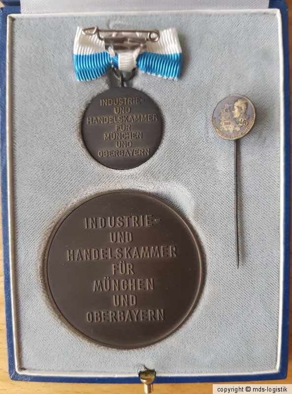 Mds Medaille Der Ihk Munchen Oberbayern 25 Jahre Langjahrige Treue Mitarbeit Ebay