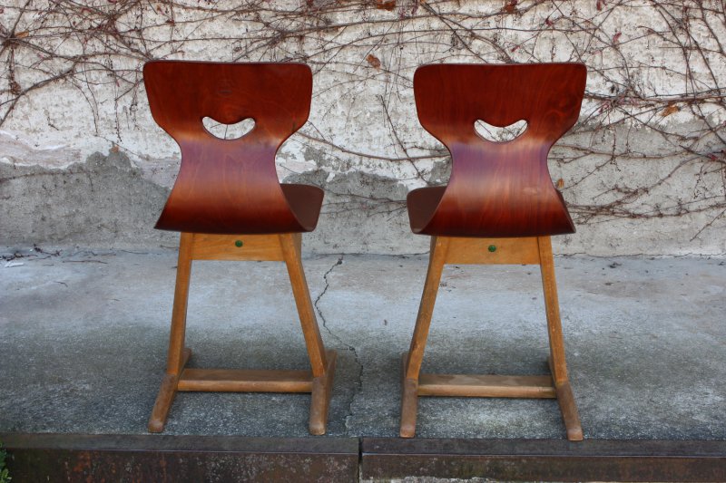 Teak Pagholz Kinderstühle 1 von 6 ASS Schulmöbel Mid Century Modern | eBay