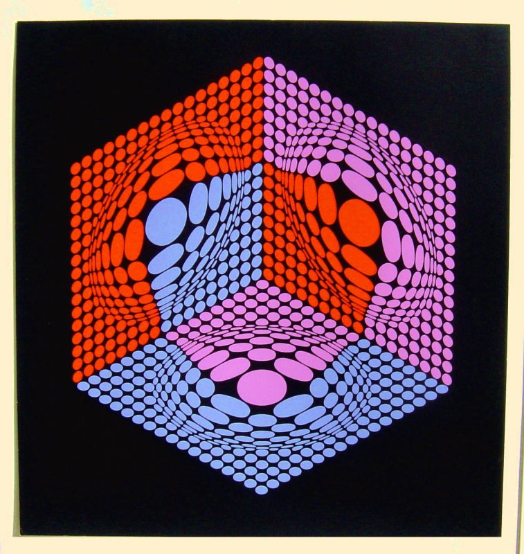 Victor Vasarely 1908 Pécs (Ungarn) / Würfel