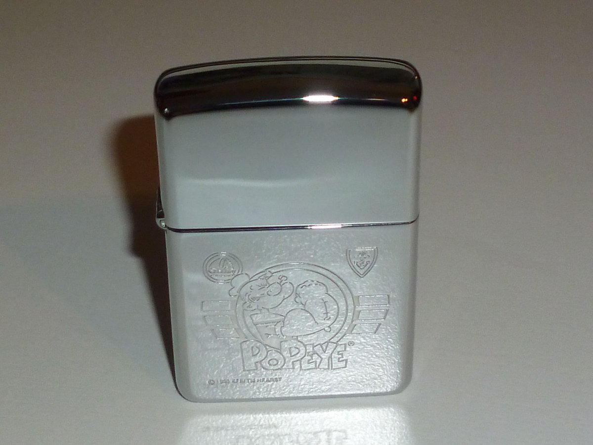 記念グッズ Zippo  Popeye Handmade Zippo leather case Original design Popeye – A & W