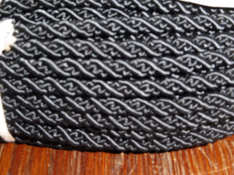 DDR Dederonkordel 100//2 schwarz 25m VEB OPEW Kordel 0,40€//m
