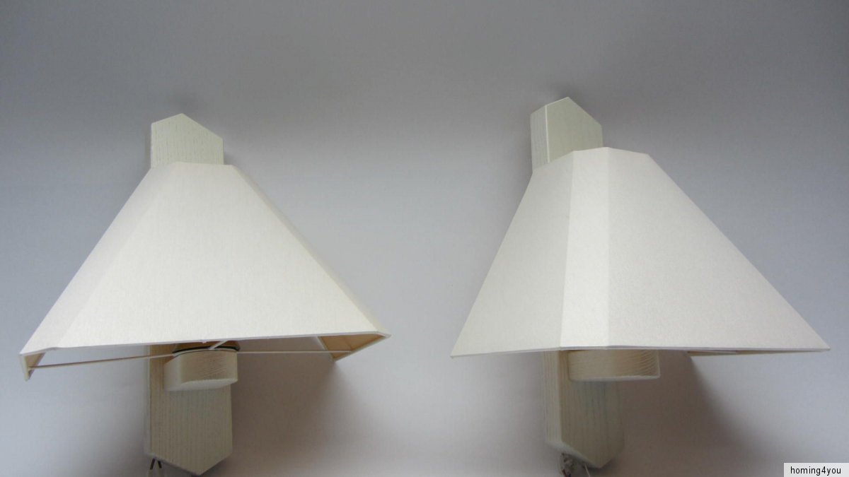 Paar Asmuth Leuchten Wandleuchten Schlafzimmer Lampen '70er Jahre | eBay