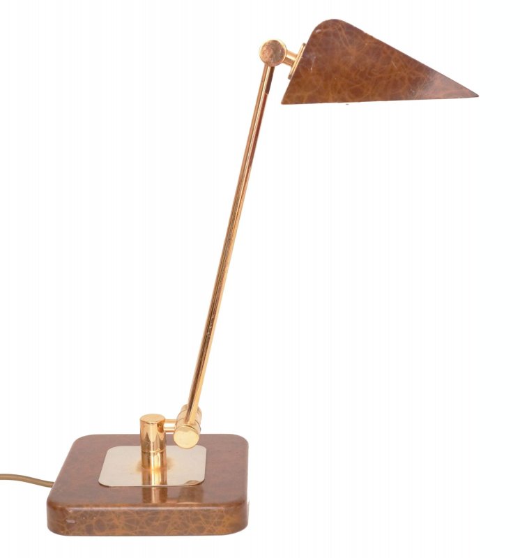 Details About Original Hillebrand 80er Retro Desk Design Lamp Crocodile Look