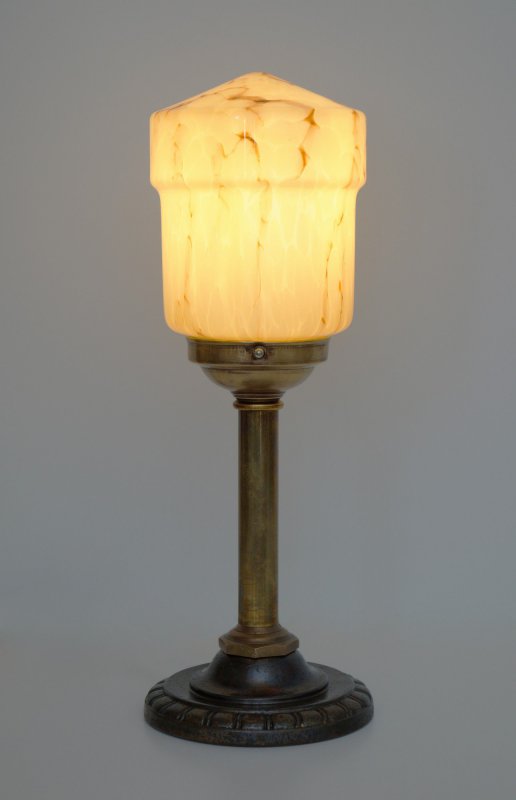 Details About Old Art Deco Table Lamp 1920