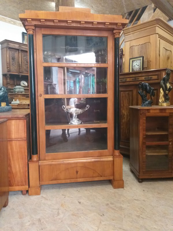 Vitrine Kirschbaum Schrank Antik Stil Lieferung möglich | eBay
