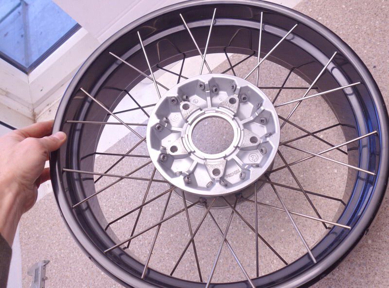 Bmw R 1200 Gs Adventure Spoke Rim Rear Wheel Rear Rim Wheel K25 22tkm 