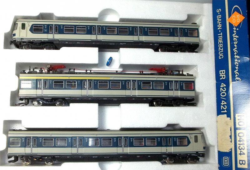 ET 420/421 S Bahn Triebzug München DB Roco 04134 B OVP 1/87 H0 sehr