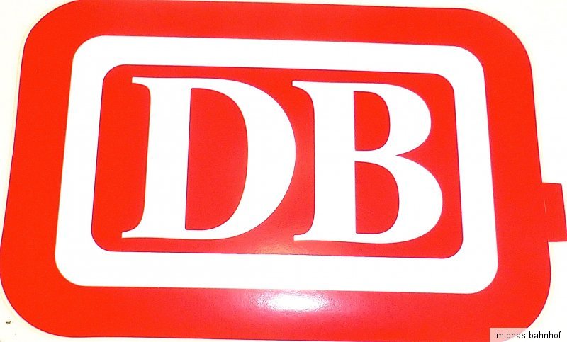 Aufkleber DB Logo Deutsche Bundesbahn ca 18x12 cm å * eBay