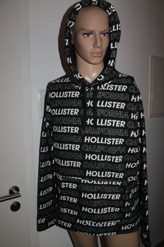 hollister hoodie schwarz