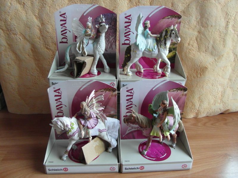SCHLEICH BAYALA FEEN MIT PFERD ELFEN ELFENWELT 70400,70452,70471,70416 NEU