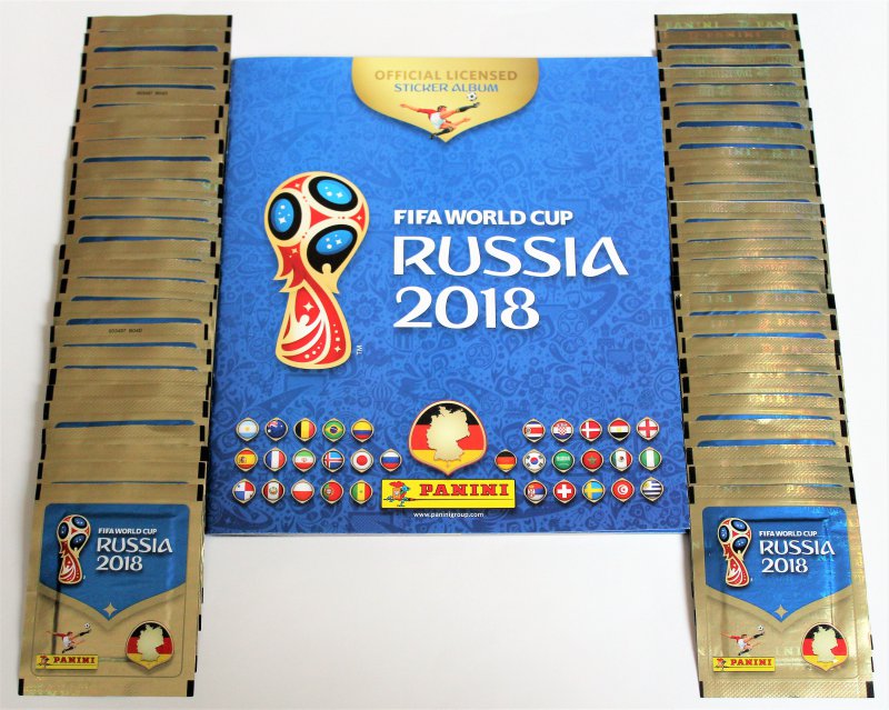 Panini Road To Russia 2018 50 Packets 250 Stickers