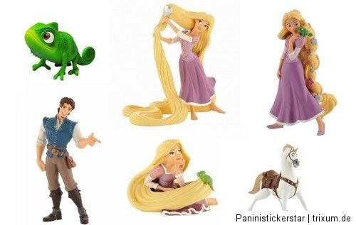 Bullyland Rapunzel Flynn Rider Maximus Pascal Auswahl Disney NEU