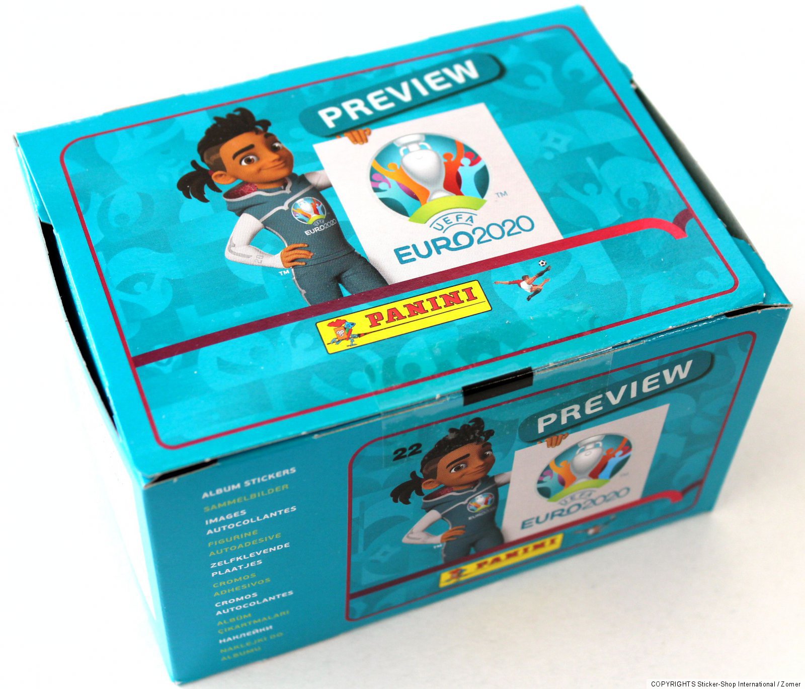 Panini EM Euro 2020 Preview - 1 x Display Box 120 (!) Bags Packets + Album | eBay