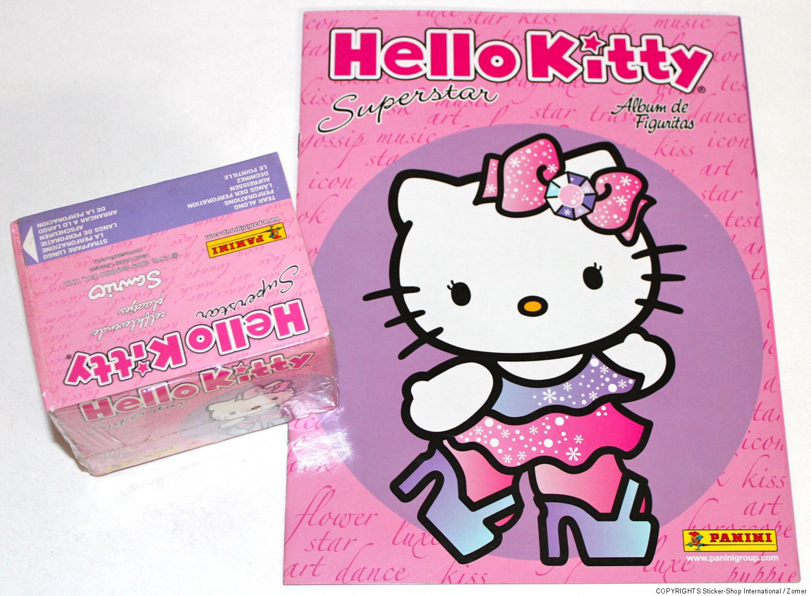 Panini Sticker Hello Kitty Superstar 2010 Rare Box Display 50 Bags ...