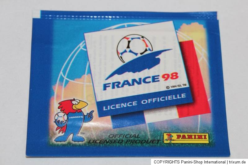 Panini WC WM France 98 1998 – 10 x Tüte packet bustina sobre