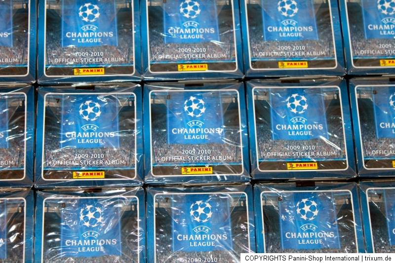 Panini UEFA CHAMPIONS LEAGUE 2009/2010 09/10 – 30 x DISPLAY BOX + 5