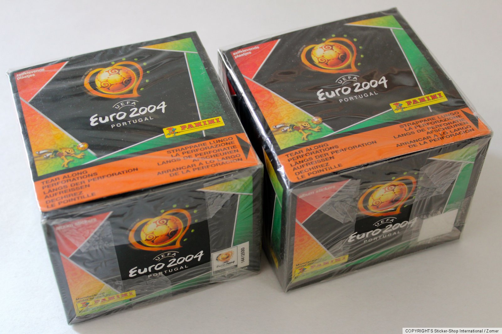 Panini UEFA Euro 2004 Sticker Bags – EM 04 Collection (10 Original Packs, Sealed)