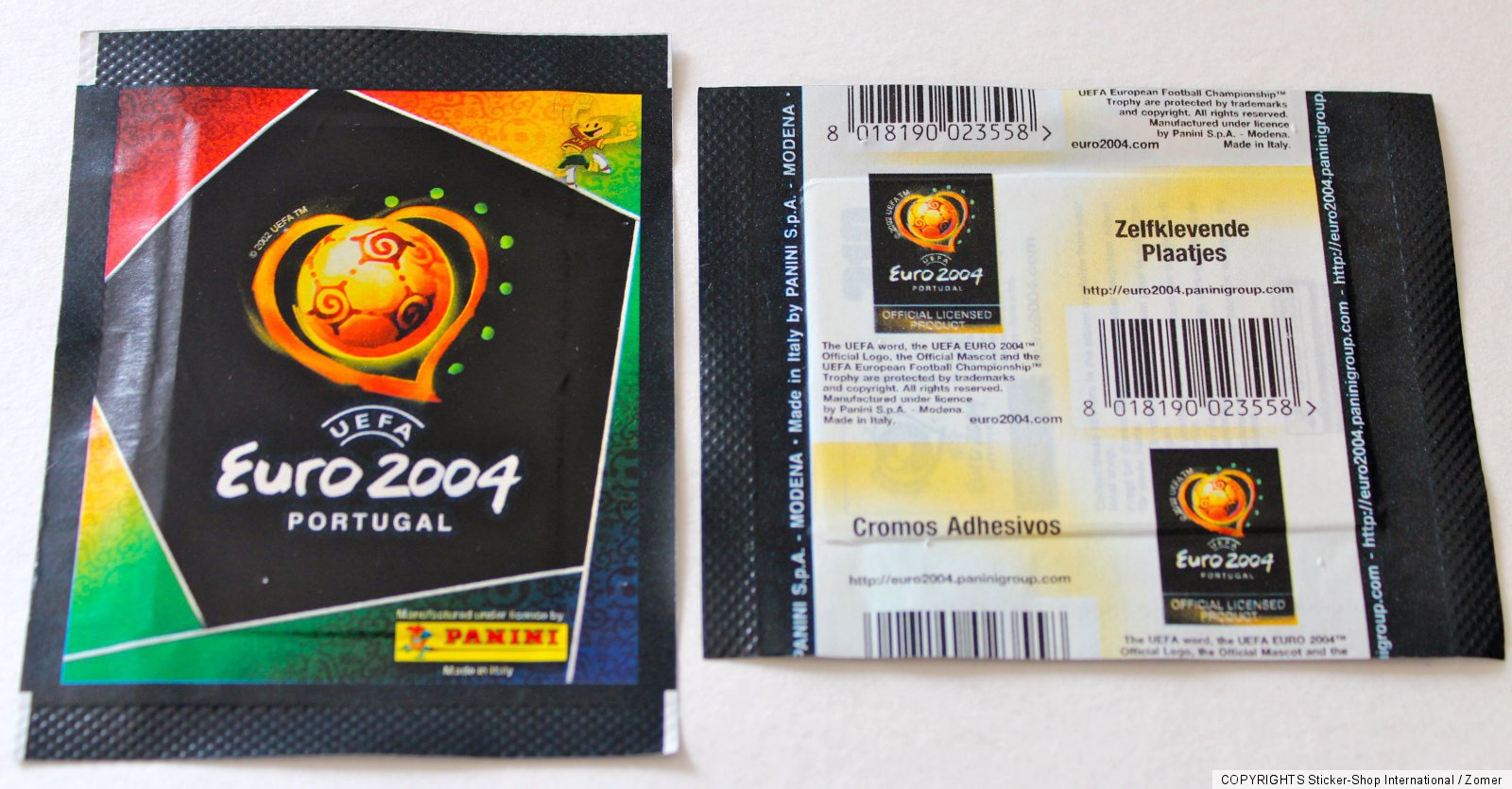 Panini EM EC EURO 2004 04 – 1 x Sealed Box Display 50 Bags
