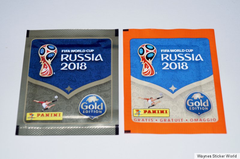 PANINI WORLD CUP 2018 RUSSIA PROMO SPAIN PACKET BUSTINE TÜTE POCHETTE SEALED NEW