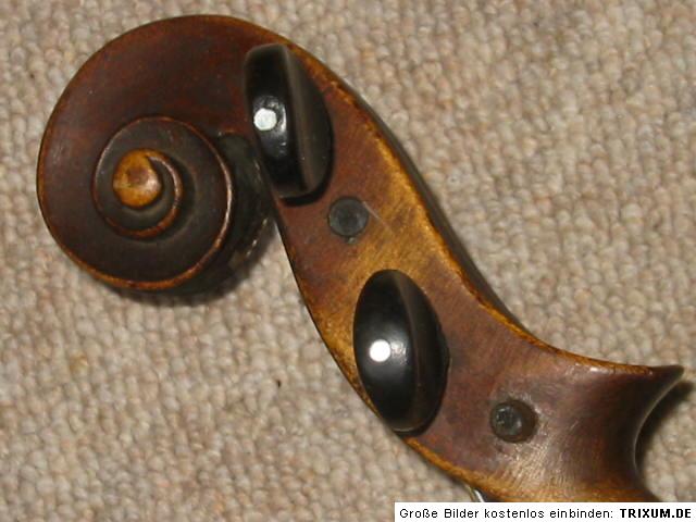 Very old violin nice 1 part back violon  
