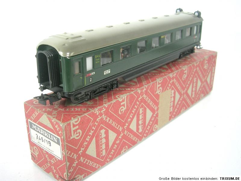 Märklin H0/00 D Zugwagen 346/1 BS,4007,m.Inneneinrichtung,OVP,sehr