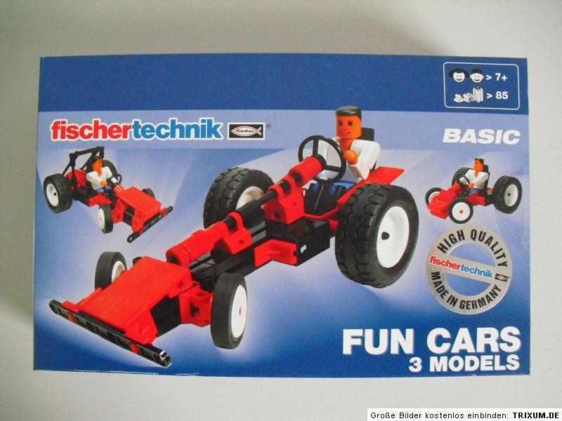 FISCHERTECHNIK Basic Baukasten   Fun Cars   96777   nagelneu  