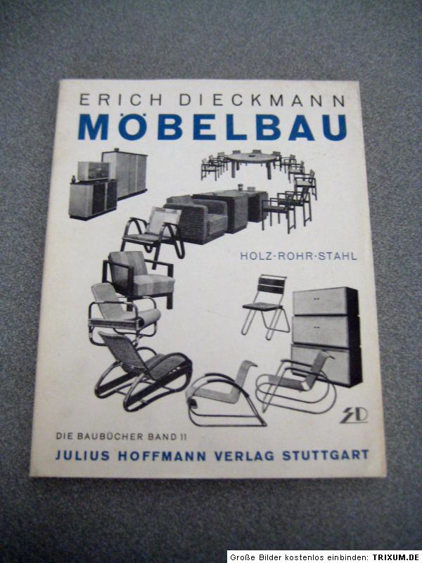 BUCH MÖBELBAU ERICH DIECKMANN BAUHAUS RAR  