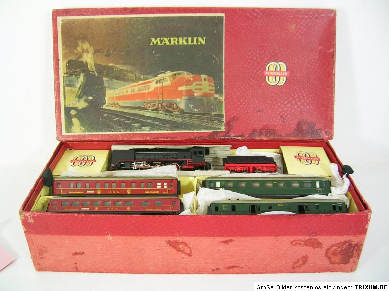 Märklin H0/00 seltene große Zugpackung HR 846/4,1953sehr gut