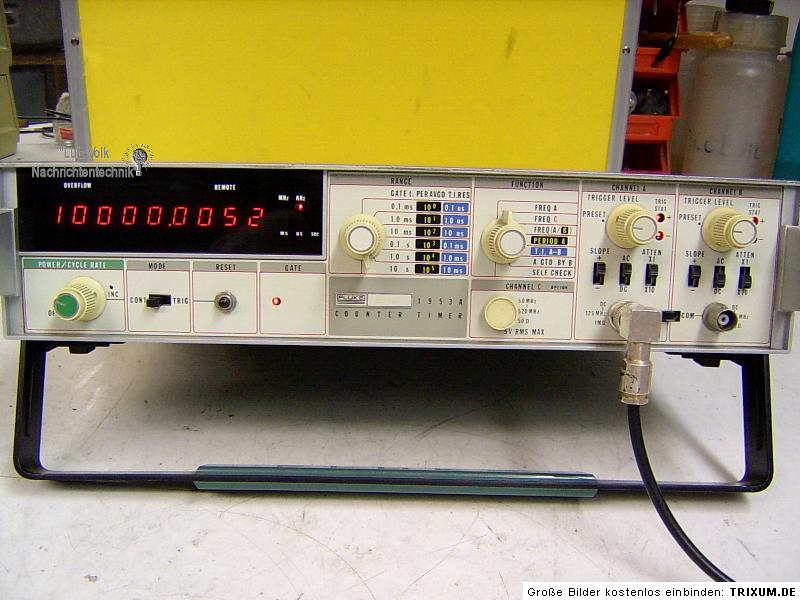 Fluke 1953A, sehr professioneller Frequenzzähler